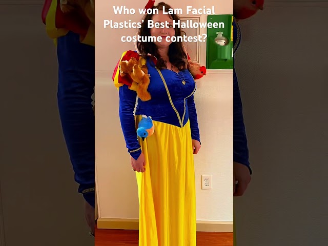 Who won Lam Facial Plastics’ Best Halloween costume contest?