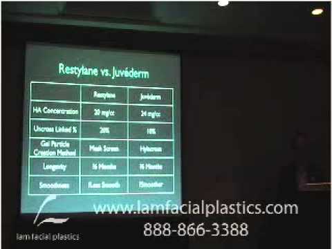 Restylane Vs. Juvederm Lecture, Boca Raton, 2007