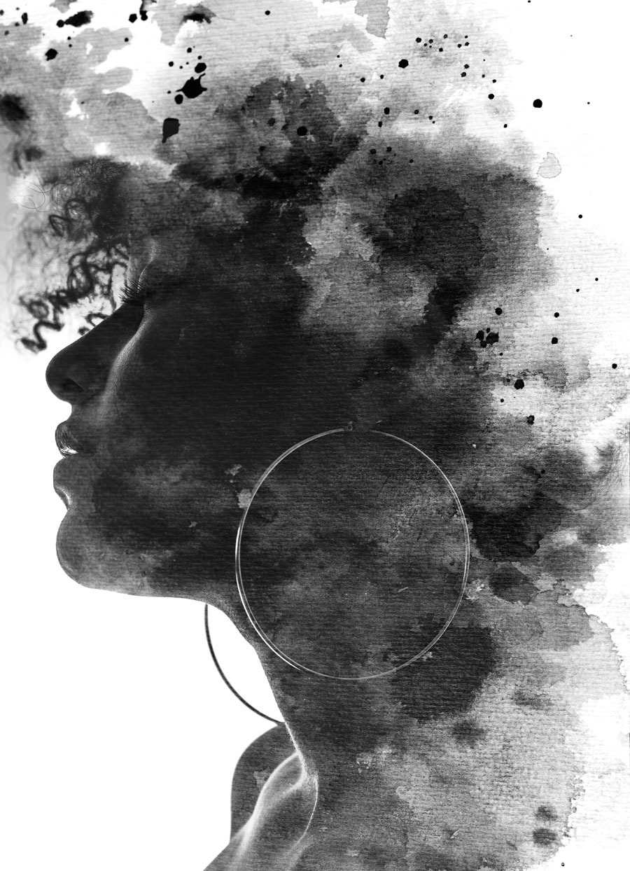 woman Paintography portrait of a woman